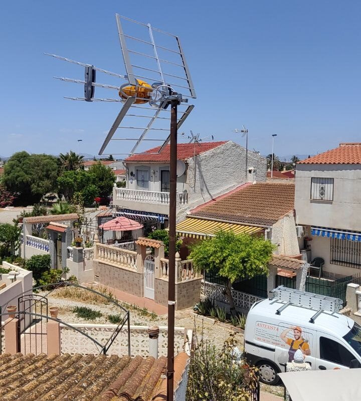 Instalacion de antena tdt individual